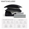 BAGOKIE 5/7 Pieces Bedding Set Reversible Comforter and Patterned Sheet Set - 4 of 4
