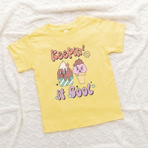 The Juniper Shop Keepin' It Cool Ice Cream Toddler Short Sleeve Tee - 1 of 2