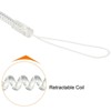 Unique Bargains Plastic Retractable Spring Coil Strap Badge Lanyards 8 Pcs - 4 of 4