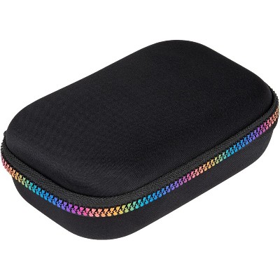 Fmeida Black Carbon Pencil Box Pencil Case for School and Office Organizer Pencil Bag Large Capacity Pencil Pouch
