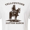 Women's - Yellowstone - Stone Dutton Cowboy Cropped Graphic T-Shirt - 2 of 4