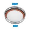 Unique Bargains Regular Mouth Iron Split-Type Leak-Proof Mason Jar Lids 8 Pcs - 4 of 4