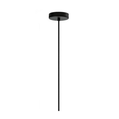 Montey 72" Matte Black Glass Pendant Light
