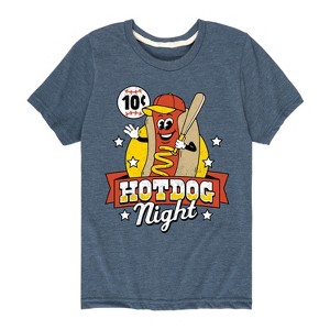 Boys' - Instant Message - Ten Cent Hotdog Night Short Sleeve Graphic T-Shirt - 1 of 4