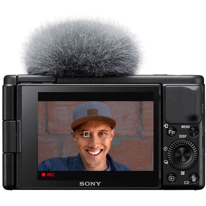 Sony ZV-1 Digital Camera (Black) + 64GB Card + Case + Extra Battery + Software, 3 of 5