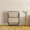 Tangkula Folding Bed Rollaway Metal Guest Bed Sleeper Made in Italy w/ Memory Foam Mattress - 3 of 4