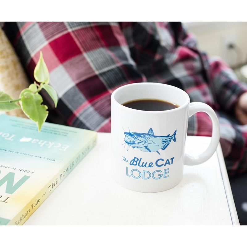 Surreal Entertainment Ozark Blue Cat Lodge Ceramic Mug | Holds 11 Ounces, 4 of 7