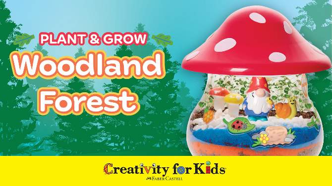 Creativity for Kids Plant &#38; Grow Woodland Forest Garden Art Kit, 2 of 10, play video