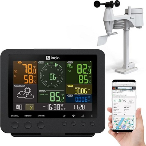 National Geographic Home Weather Station with Wind Speed and PC