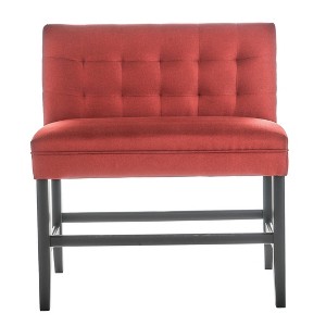 Kenan Barstool Bench - Red - Christopher Knight Home, Deep Red
