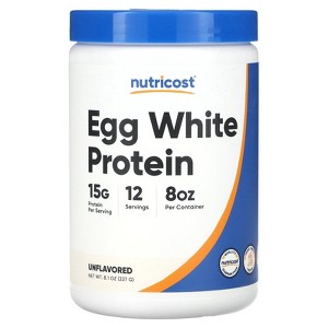 Nutricost Egg White Protein, Unflavored, 8.1 oz (227 g) - 1 of 2