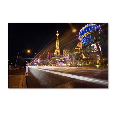 22" x 32" Las Vegas Blvd. by David Ayash - Trademark Fine Art