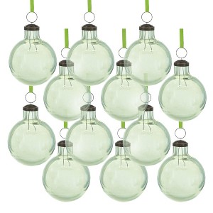 Whisen D4.3" Glass Ornament, , Decorative Hanging Ball Christmas Tree Ornaments, Set of 4 - 1 of 4