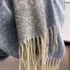 Anna-Kaci Women's Reversible Cashmere-Feel Scarf with Fringe Tassel Trim 78.5×26 Inches - 3 of 4
