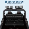 2-seater electric scooter for kids with remote control, adjustable body, music, ASTM/CPSIA certified, 3 speeds, LED lights - 4 of 4