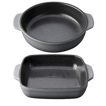 Crockpot Artisan 1.25 Quart Rectangular Stoneware Bake Pan In Cream : Target