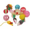 Itopfox Cat Toys Variety Pack for Kitty - 20 Piece Assortment with Wand, Balls, Mice & Feathers for Playful Felines - 4 of 4