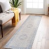 World Rug Gallery Valora Red Vintage Medallion Washable Low-Pile Indoor Area Rug with Non-Slip Backing - 2 of 4