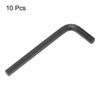 Unique Bargains Chrome Vanadium Steel L-Shape Repairing Tool Hex Key Wrenches Black 10 Pcs - 3 of 3