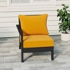 WestinTrends  Avalon Outdoor Patio HDPE Left Arm Facing Sectional Corner Club Chair with Patio Cushions - 2 of 4