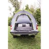 Napier 19 Series Backroadz Full Size Long Bed Truck Tent with Weather Protection and Storm Flaps for Camping in Spring, Summer, and Fall, Gray/Green - image 3 of 4