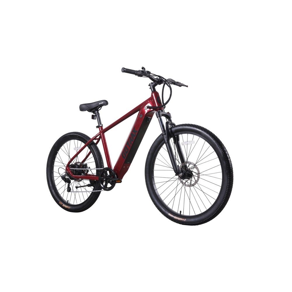 Photos - Bike GOTRAX Adult Approach 27.5" Step Over Electric Mountain  - Red