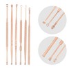 Unique Bargains Stainless Steel Ear Cleansing Tool Set Ear Care Set with Storage Case - 3 of 4