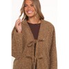 Kimmy Bow Oversized Cardigan - Moss L - 4 of 4