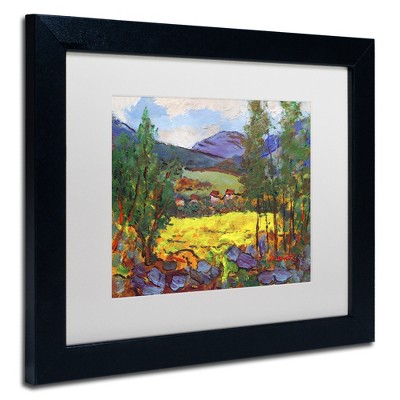 Trademark Fine Art -Manor Shadian 'Gilded Glade' Matted Framed Art