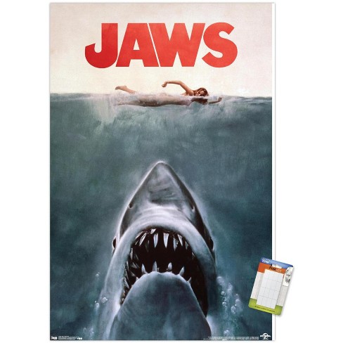 Trends International Jaws - One Sheet Unframed Wall Poster Print White ...