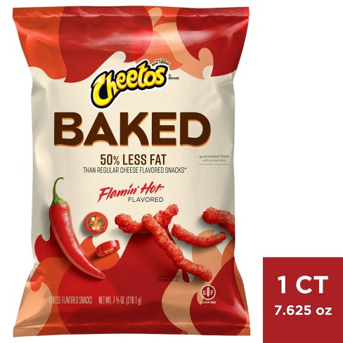 Cheetos Oven Baked Flamin' Hot Cheese Flavored Snacks - 7.625oz - image 1 of 4