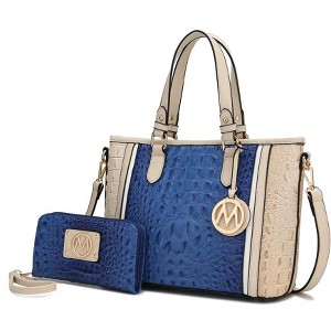 MKF Collection Lizza Croco Embossed Fashion Tote Handbag Women’s Accessories by Mia K - 1 of 4