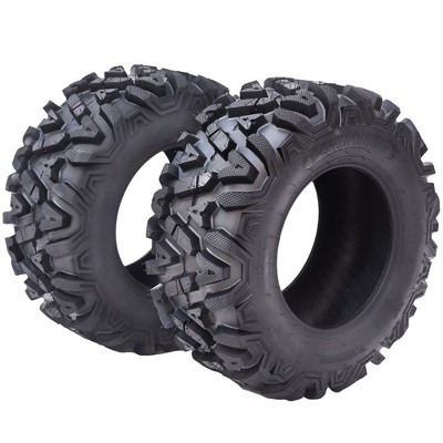 Garvee 26x11x12 ATV Tires, Set of 2 ATV Tires 26x11-12 6PR, All Terrain ATV/UTV Off-Road Tires (Set of 2, Tubeless)