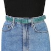 INSPIRE CHIC Women's Thin Rectangle Pin Buckle Skinny Leather Waist Belt - 4 of 4