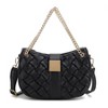 MKF Collection Solari Vegan Leather Women's Shoulder Bag Braided Chain by Mia K - 2 of 4