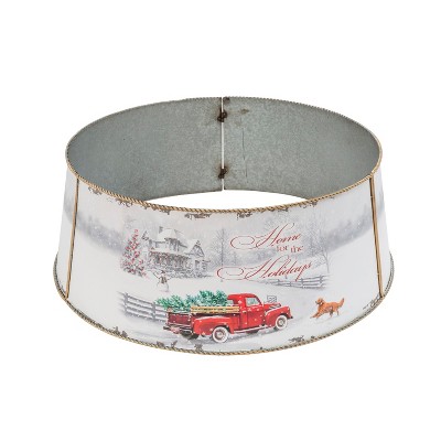GIL 27.75-in L Metal Holiday Design Tree Collar, K/D
