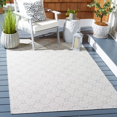 Hand-Knotted Synthetic Square Geometric Rug, Black and Green, 6'5" x 9'6"