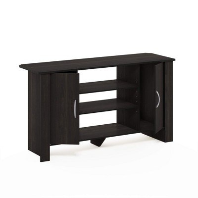 Espresso Theater-Inspired TV Stand with Concealed Storage