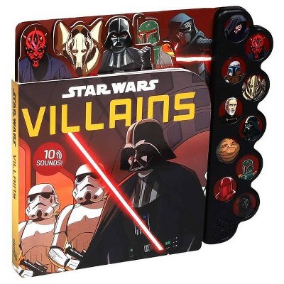 Star Wars: 10-Button Sounds: Villains - (10-Button Sound Books) by  Benjamin Harper (Board Book)