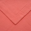 Paisley Floral Cotton Matelasse Decorative Bedspread and Pillow Sham Set by Blue Nile Mills - 2 of 4