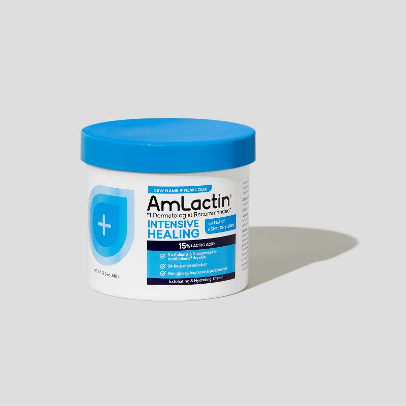 AmLactin Intensive Healing Body Cream Jar Unscented - 12oz, 3 of 10