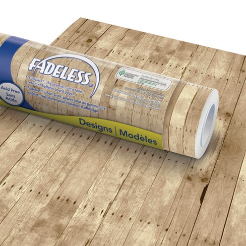 Fadeless Designs Paper Roll, Weathered Wood, 48 Inches X 12 Feet : Target