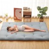 Solid Japanese Floor Mattress Indoor Furniture Living Room Bedroom Futon Mattress, Foldable & Portable Tatami Mat Roll Up Camping Mattress Pad - 2 of 4