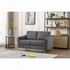 NicBex Modern Loveseat Sofa with Soft Cushion Comfy Love Seat Couch with Metal Legs Living Room Furniture,2 Seater,Suitable for Bedroom,Apartment,Gray - 4 of 4
