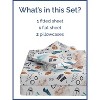 Kids 4 Piece Bed Sheet Set - Cute & Cozy Wrinkle-Resistant with Vibrant Designs - CGK Linens. - 2 of 4