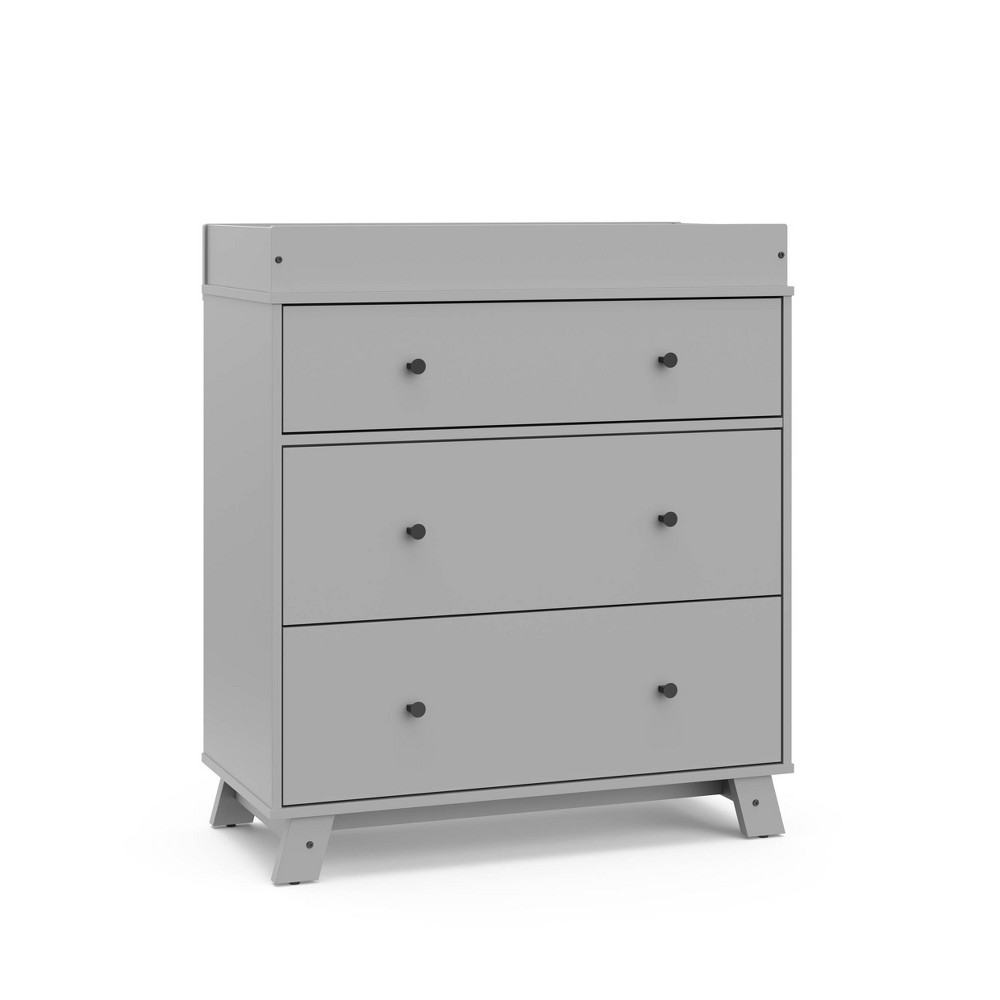 Storkcraft Beckett 3 Drawer Dresser with Changing Topper - Pebble Gray -  88372014
