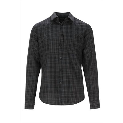 Men's 's Long Sleeve Checker Button Up Shirt - Flags & Anthem