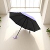 Unique Bargains Umbrella Manual Fresh Style Overalls Bunny Sun Protection Vinyl Impact Cloth 37.80"x25.98" 1 Pcs - 2 of 4