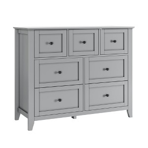 7 Drawers Dresser for Bedroom, Farmhouse Wood Dressers & Chest of Drawers for Clothes, Living Room, Closet, Hallway - 1 of 4