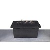 25" H x 42" W Fiber Reinforced Concrete Outdoor Fire Pit Table with Push-Button Ignition and Cover - 2 of 4